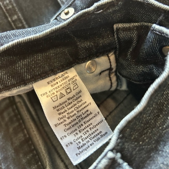 EVERLANE The Authentic Stretch Womens Slim Bootcut Jean - Picture 4 of 5